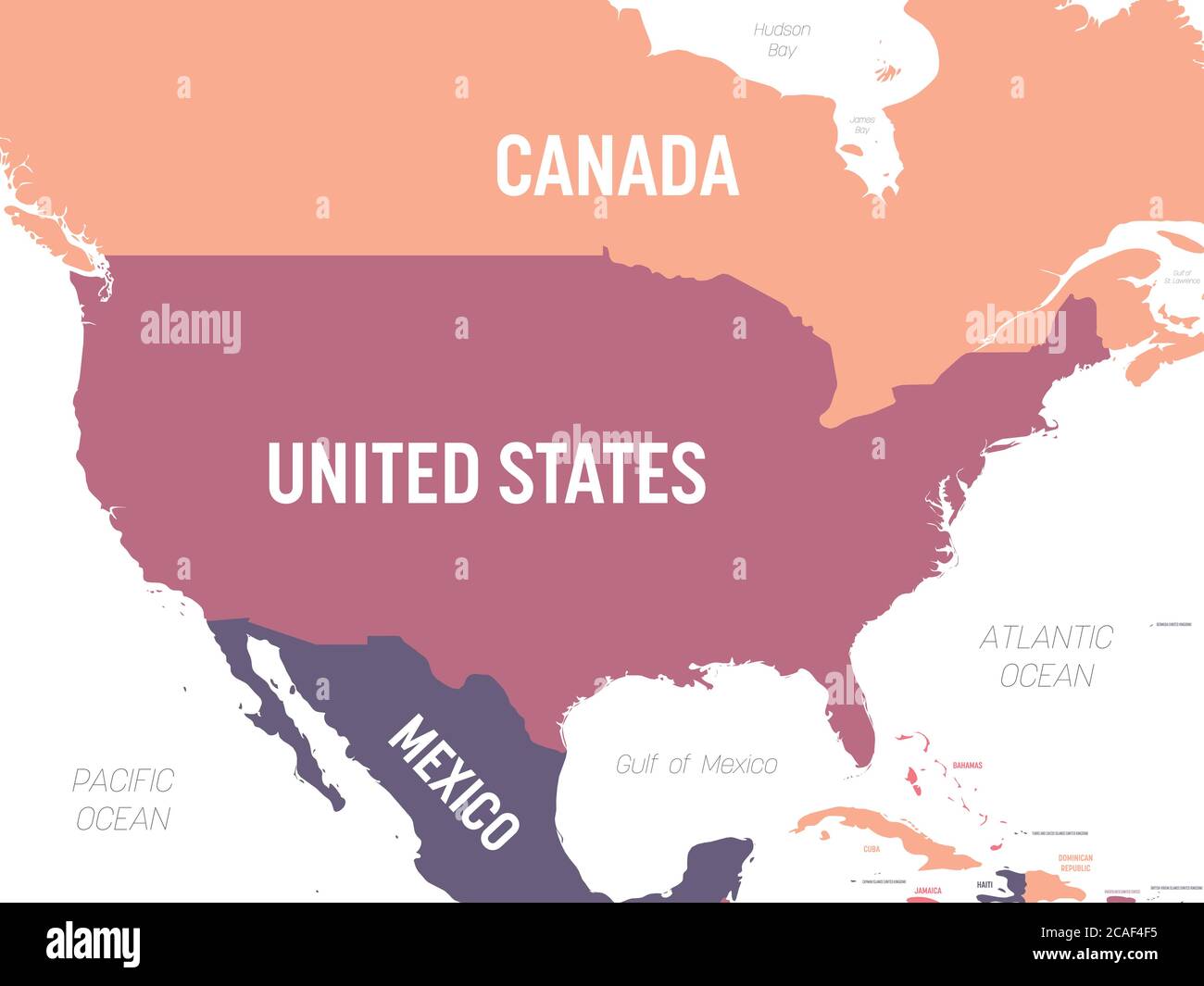 Usa Karte Hoch Detaillierte Politische Karte Der Vereinigten Staaten Von Amerika Und Der 1511