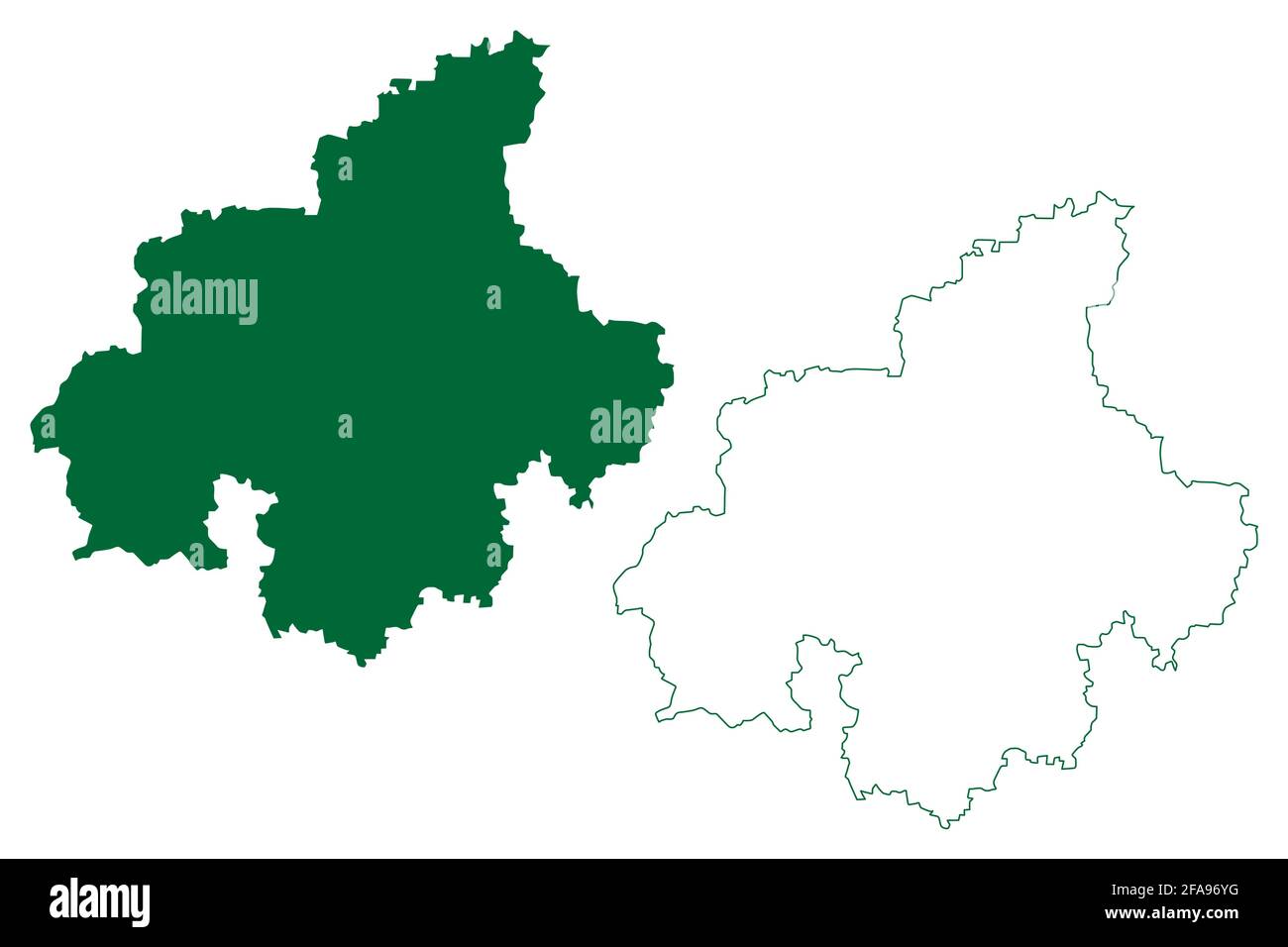 Hassan Bezirk (Karnataka Staat, Republik von Indien, Mysore Division