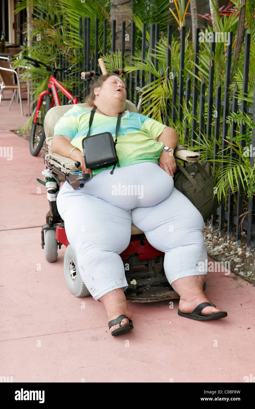 Miami Beach Florida übergewichtig übergewichtig übergewichtig übergewichtig Fettleibig Fett