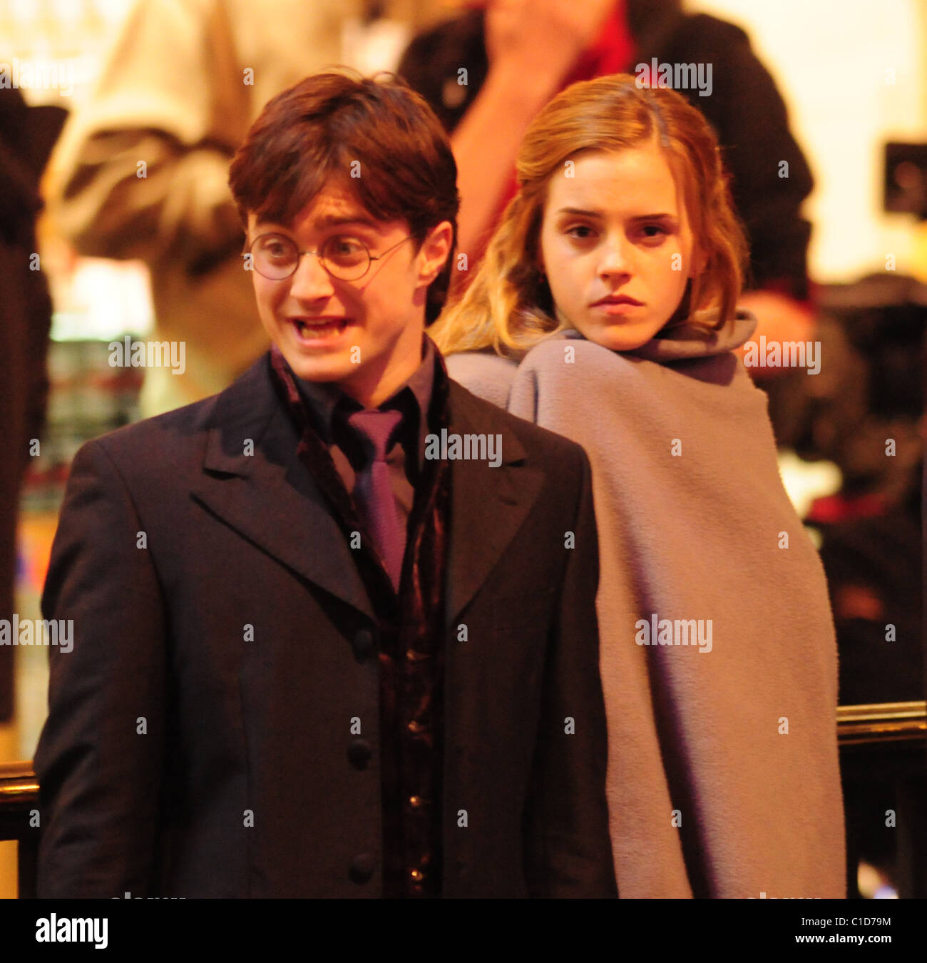 Daniel Radcliffe Und Emma Watson Harry Potter Und Die Heiligtümer Des Todes London England 