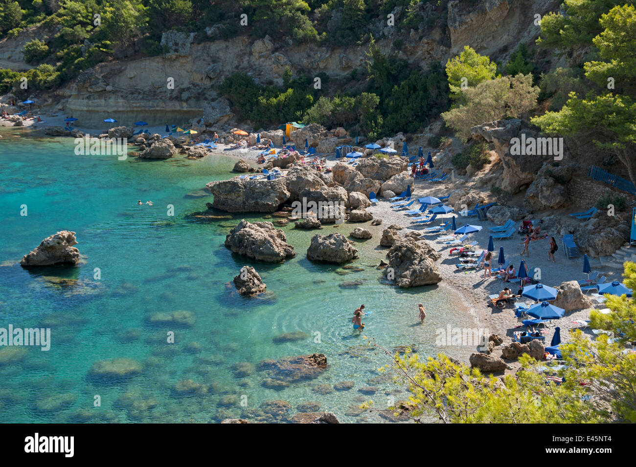 Griechenland Rhodos Bei Faliraki Anthony Quinn Bay Anthony Quinn