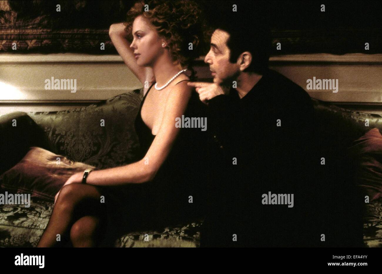 Charlize Theron Al Pacino The Devils Advocate 1997 Stockfotografie Alamy 