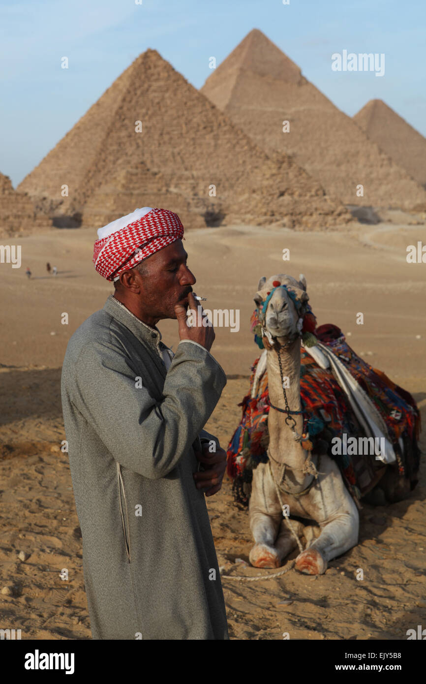 Die Pyramiden Von Gizeh Stockfotografie Alamy 