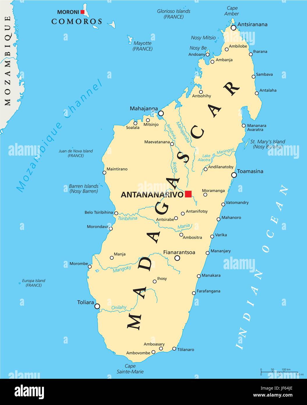 Madagascar Geographie Landkarte Karte Von Madagaskar Geographie Ost