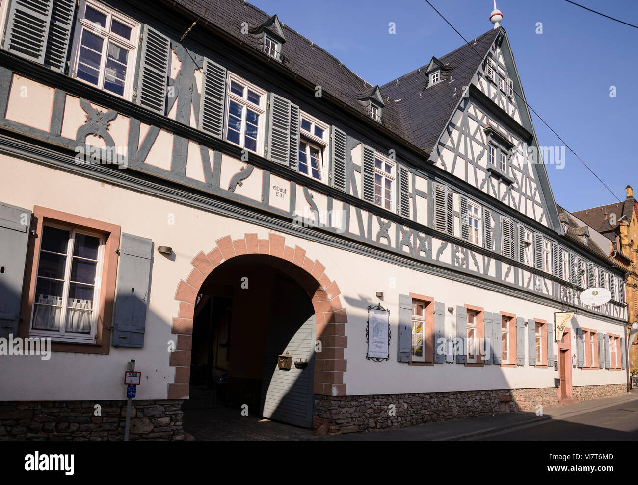 Zehnthof Oestrich Winkel Rheingau Hessen Deutschland