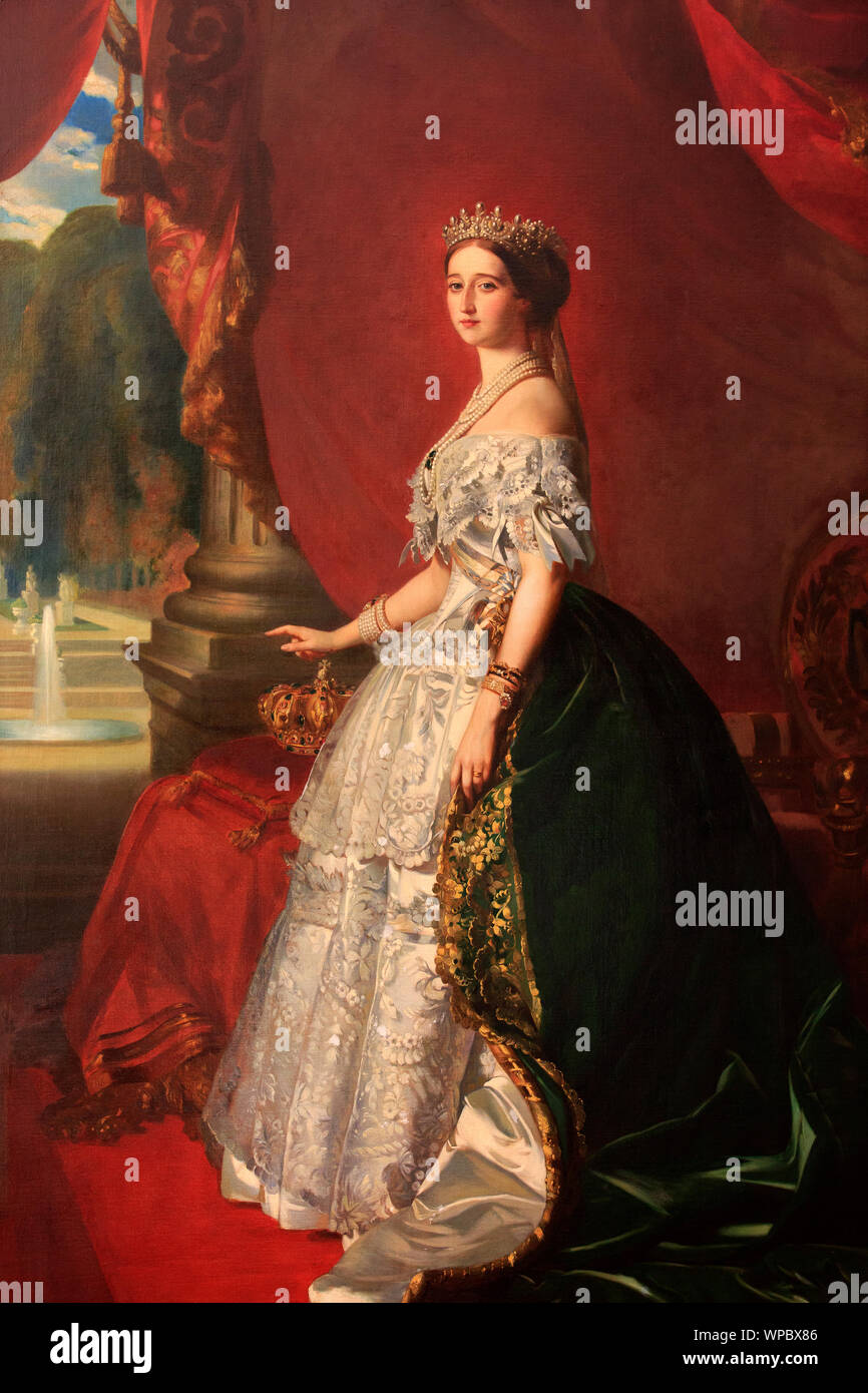 Gemälde Von Franz Xaver Winterhalter Von Kaiserin Eugenie 1826 1920 Ehefrau Von Kaiser 7722